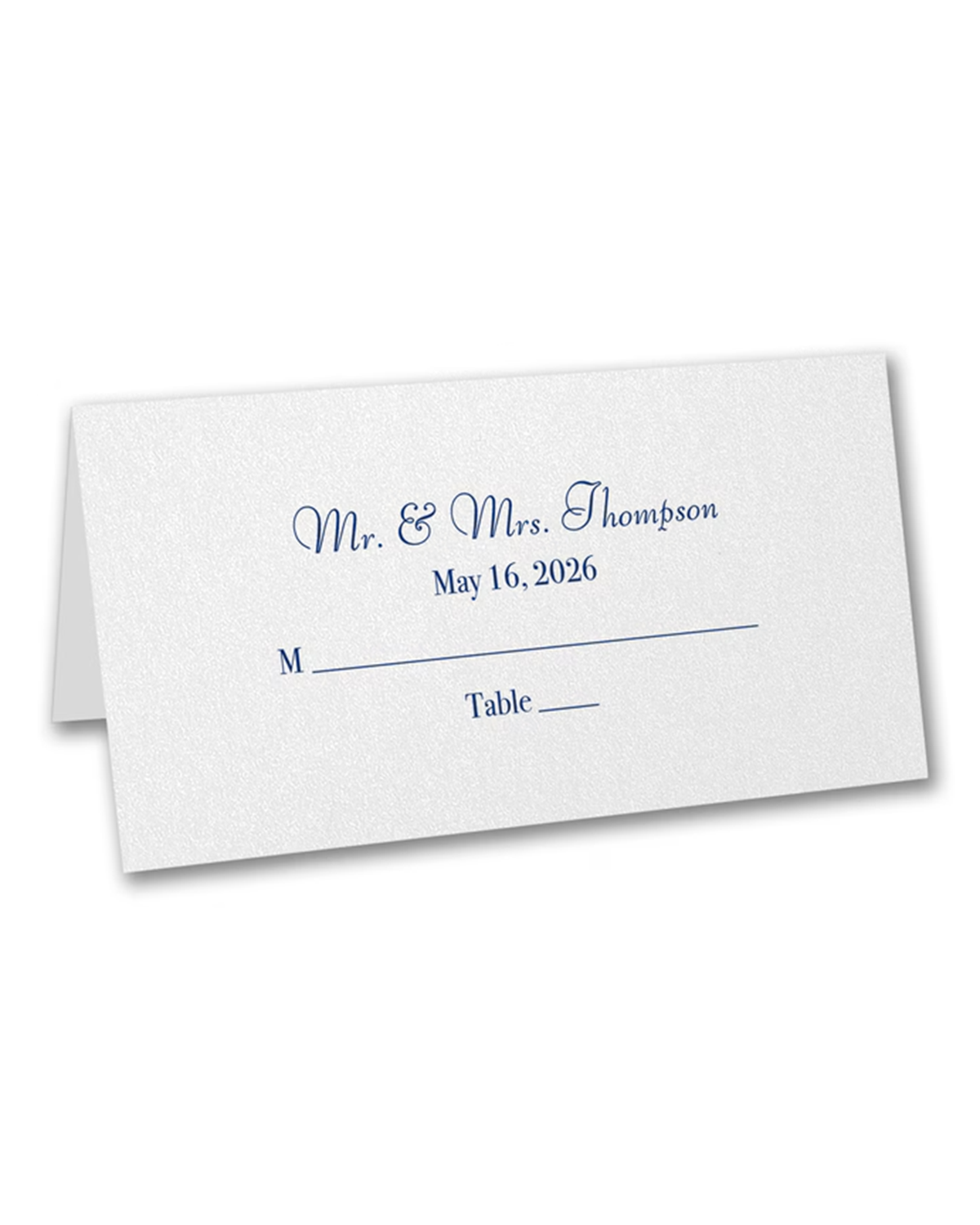 Place Cards and Table Numbers